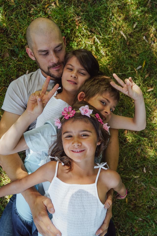Photographie de famille en Dordogne