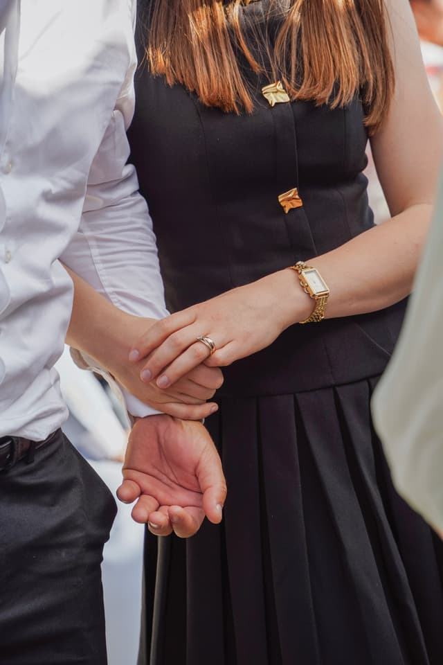 Photographie de couple le jour du mariage, Dordogne