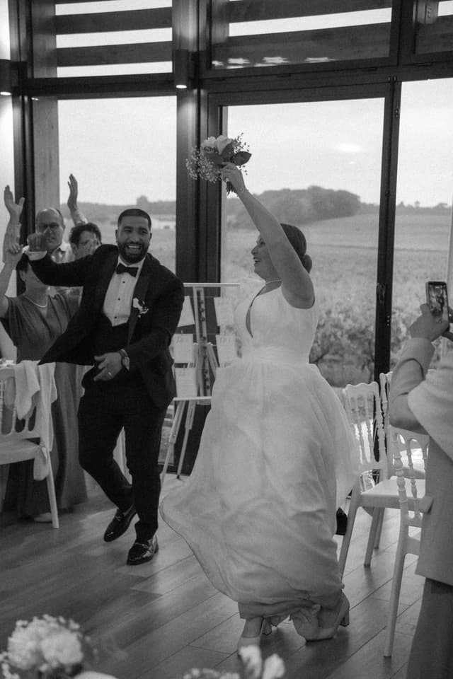 Moment de la cérémonie de mariage en Périgord