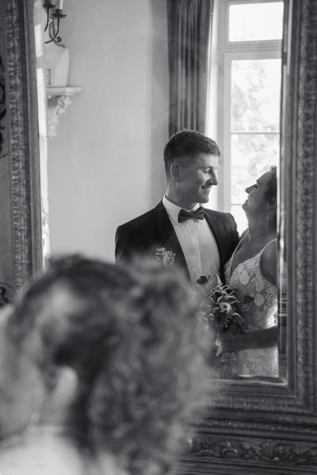 Moment de la cérémonie de mariage en Périgord