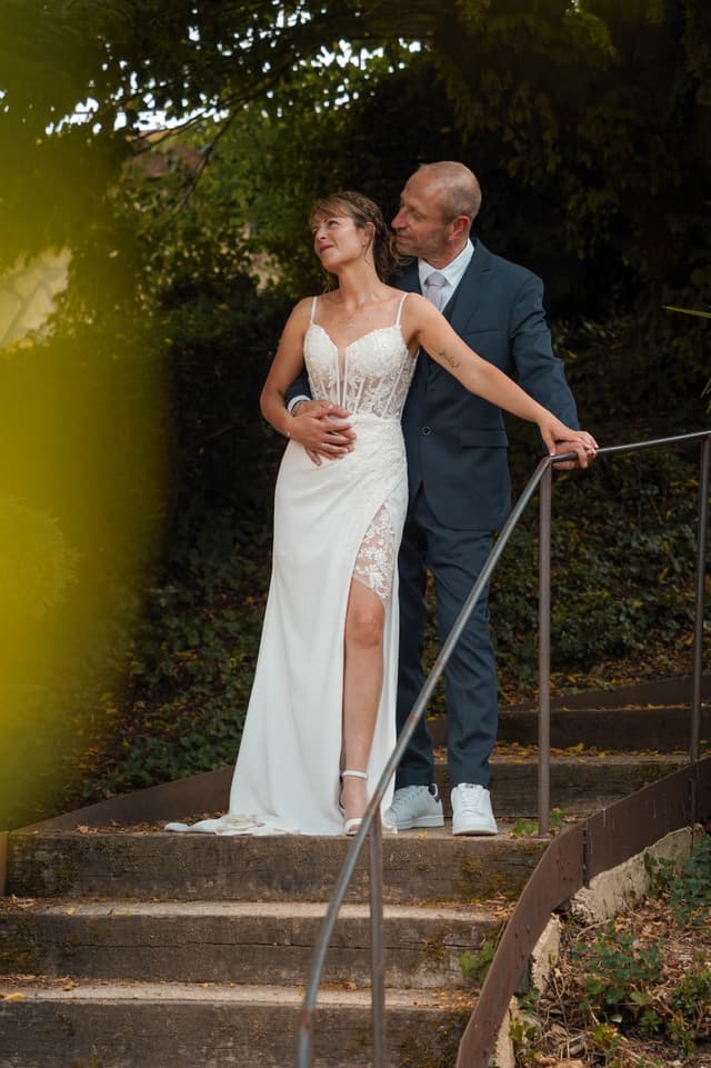 Moment de la cérémonie de mariage en Périgord