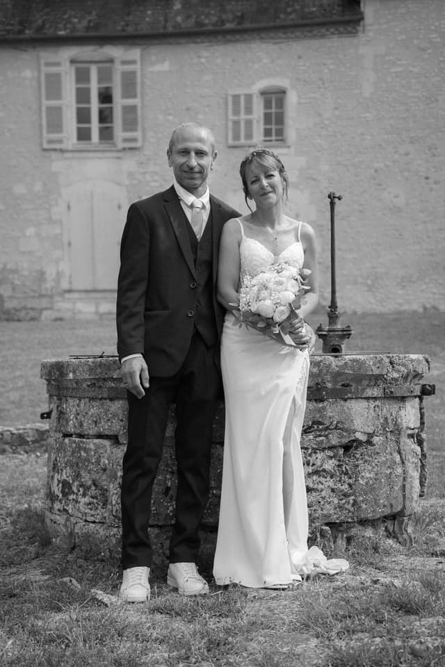 Moment de la cérémonie de mariage en Périgord