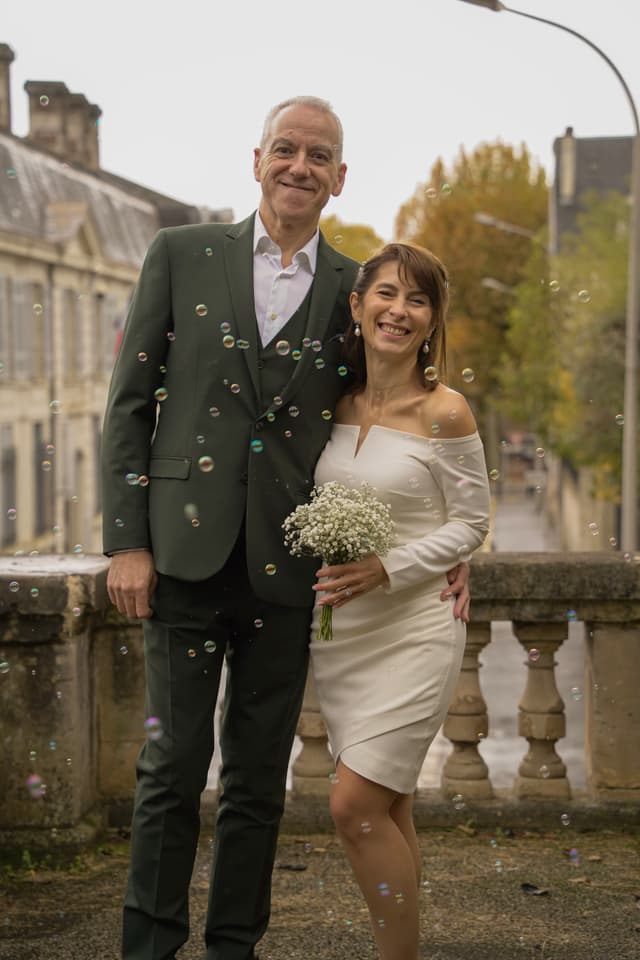 Moment de la cérémonie de mariage en Périgord
